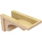 Ekena Millwork 7"W x 14"D x 7"H Wide Emerson Rough Cedar Woodgrain TimberThane Corbel, Primed Tan CORUR07X14X07EMRRCPR - alternate 2